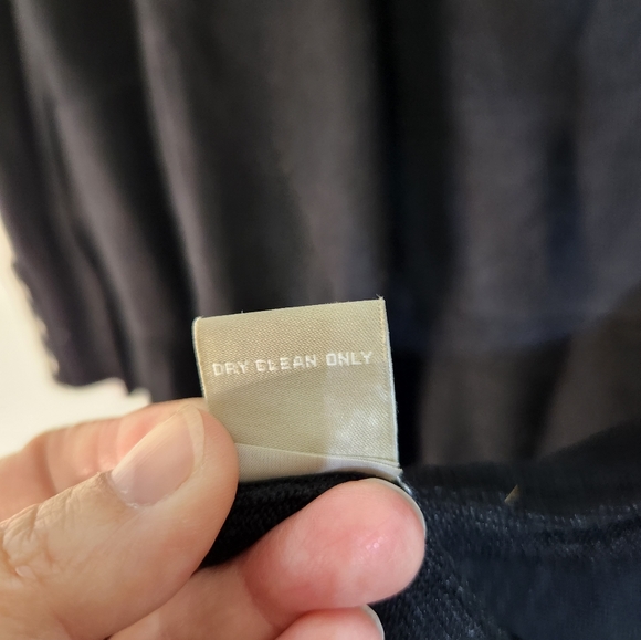 Joan Vass/ Black Cardigan - Picture 4 of 6